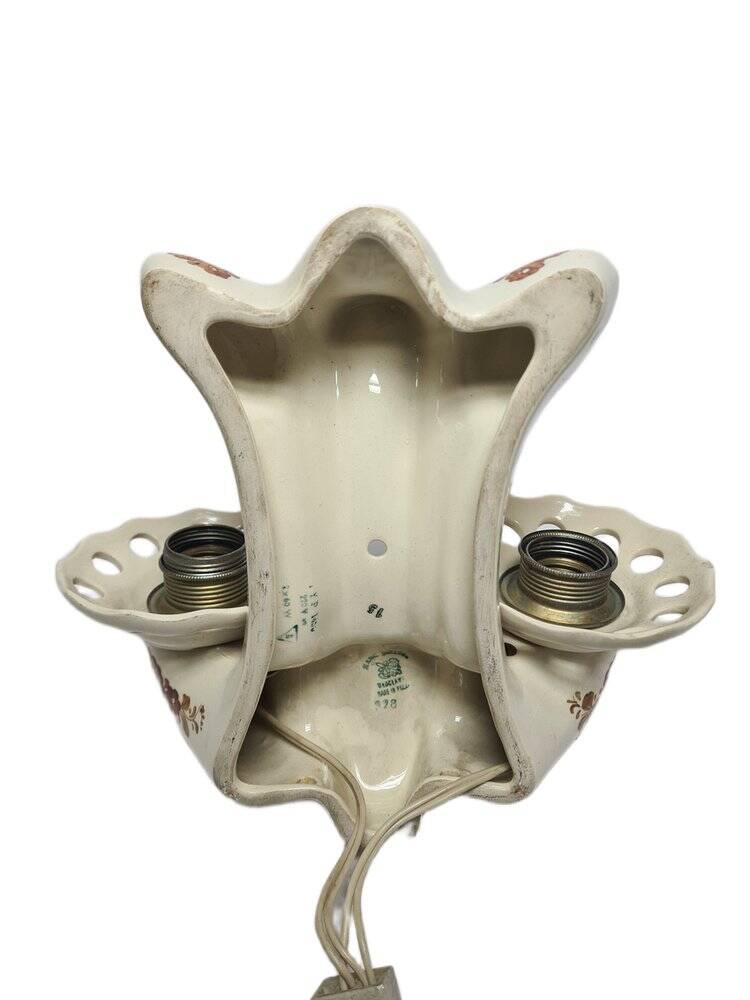 2-armed wall lamp from Włocławek, Poland, 1970s
