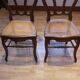 2 Louis Philippe canned chairs