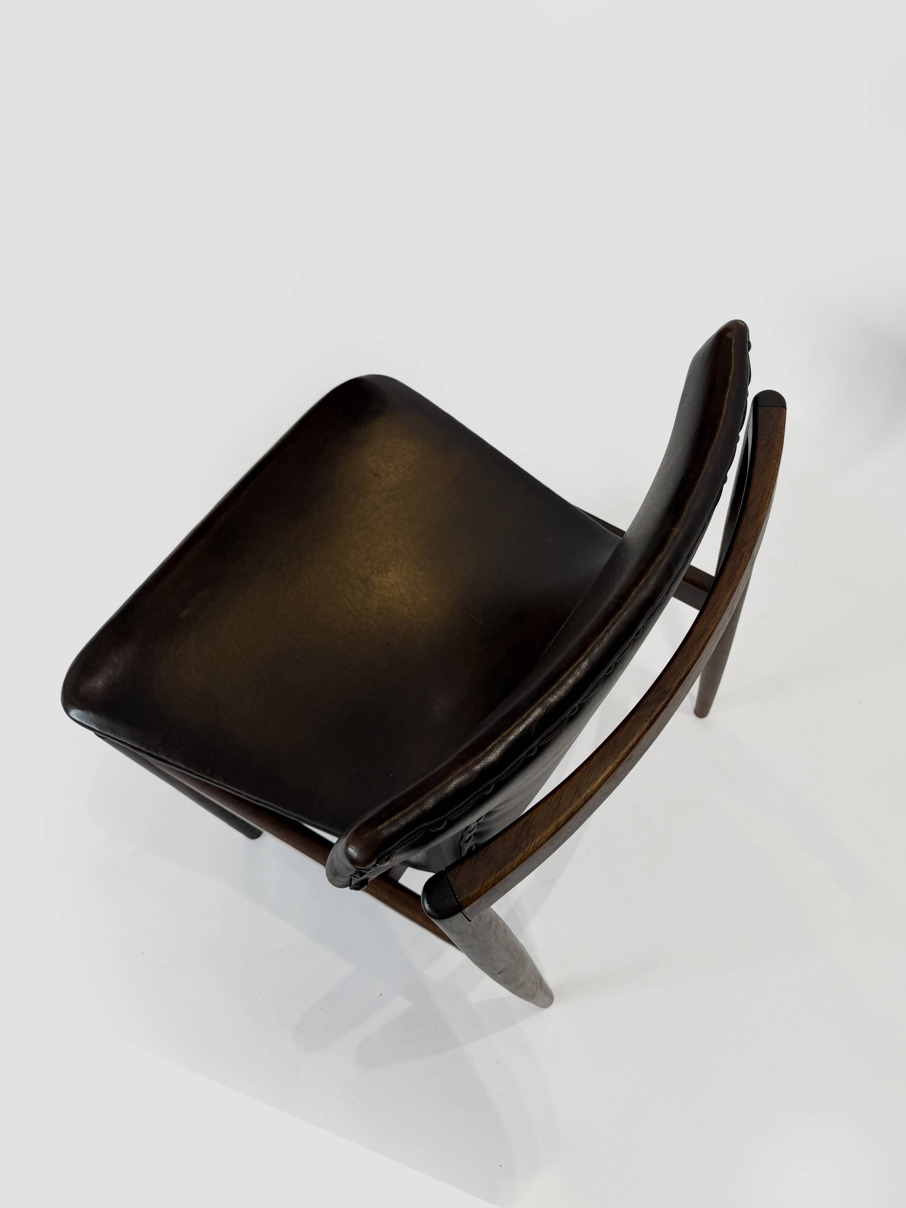 Inger Klingenberg, Rosewood dining chair, 1960s