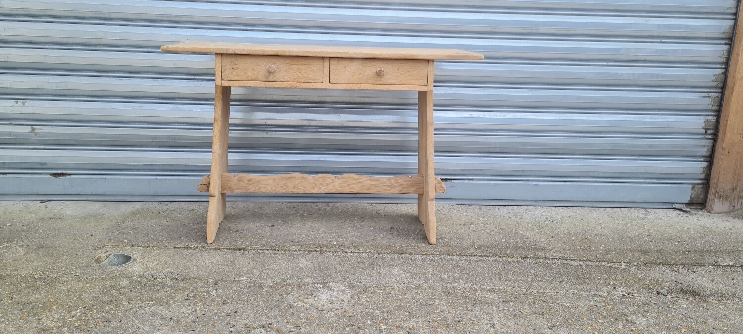 Console savoyarde en chêne blond 1950