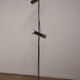 Vintage chrome metal floor lamp - 1970