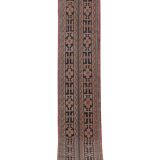 Vintage Turkish Oushak Handwoven Rug 63x633 cm