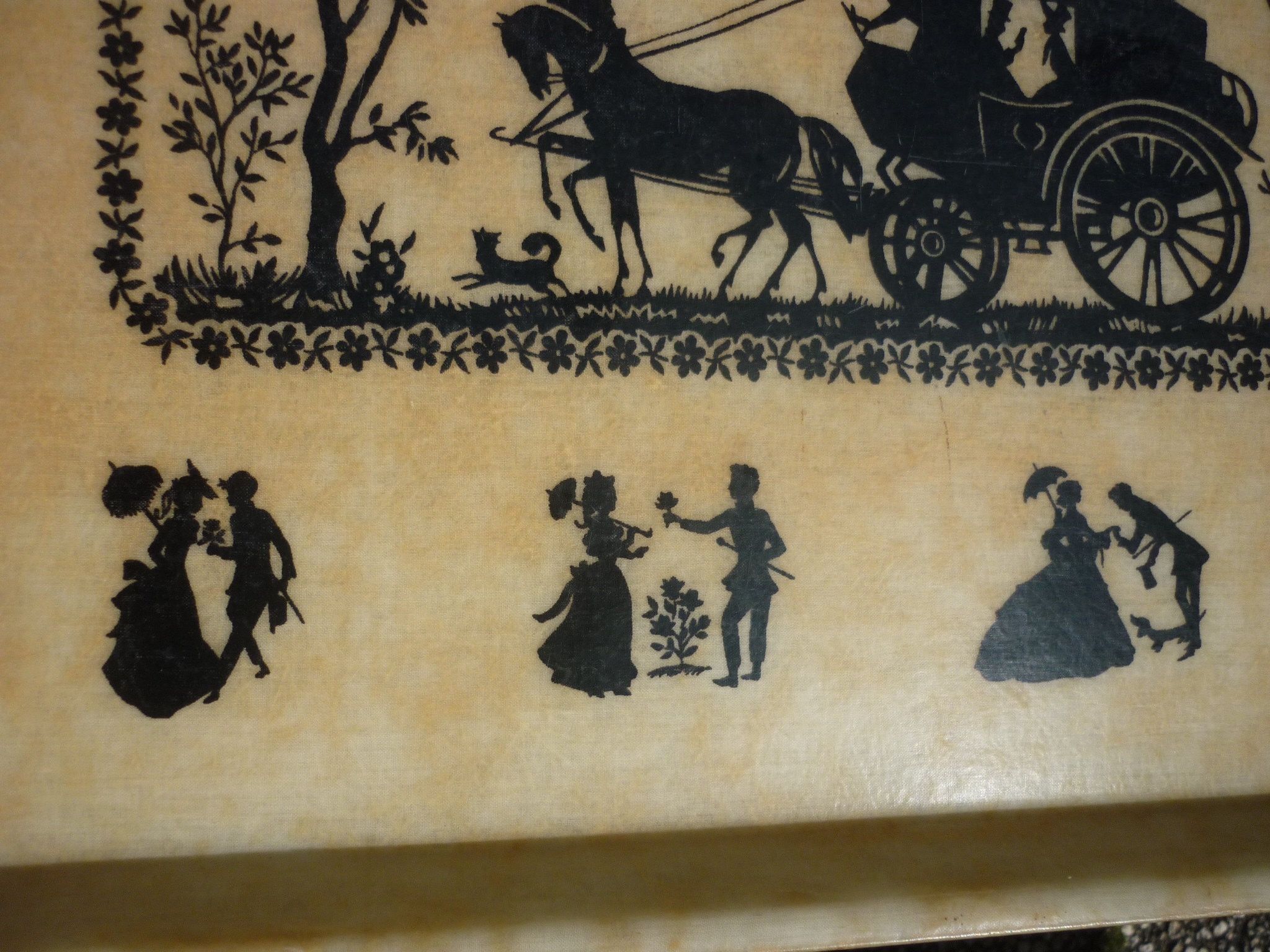 Tray in fiberglass old carriage 60X40