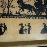Tray in fiberglass old carriage 60X40