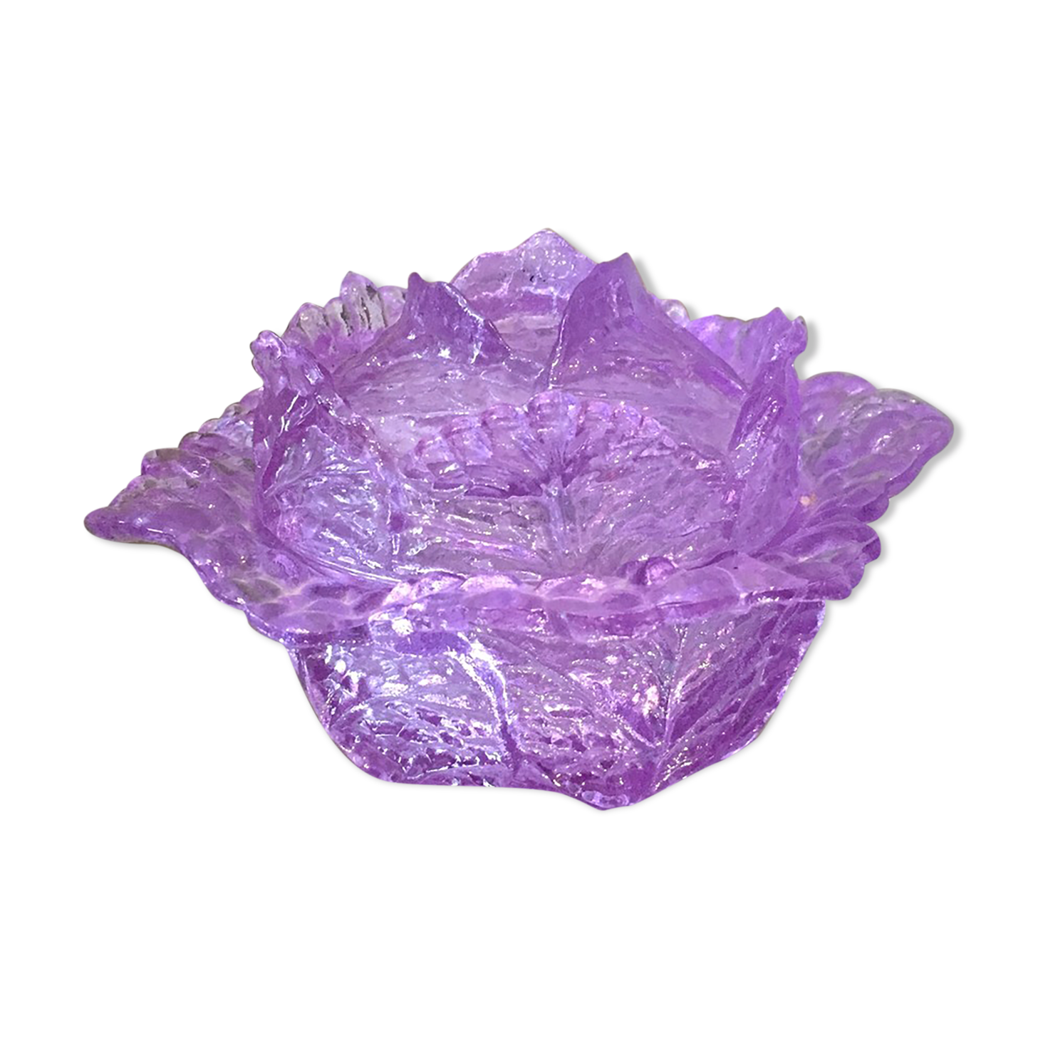 Purple portieux glass cabbage