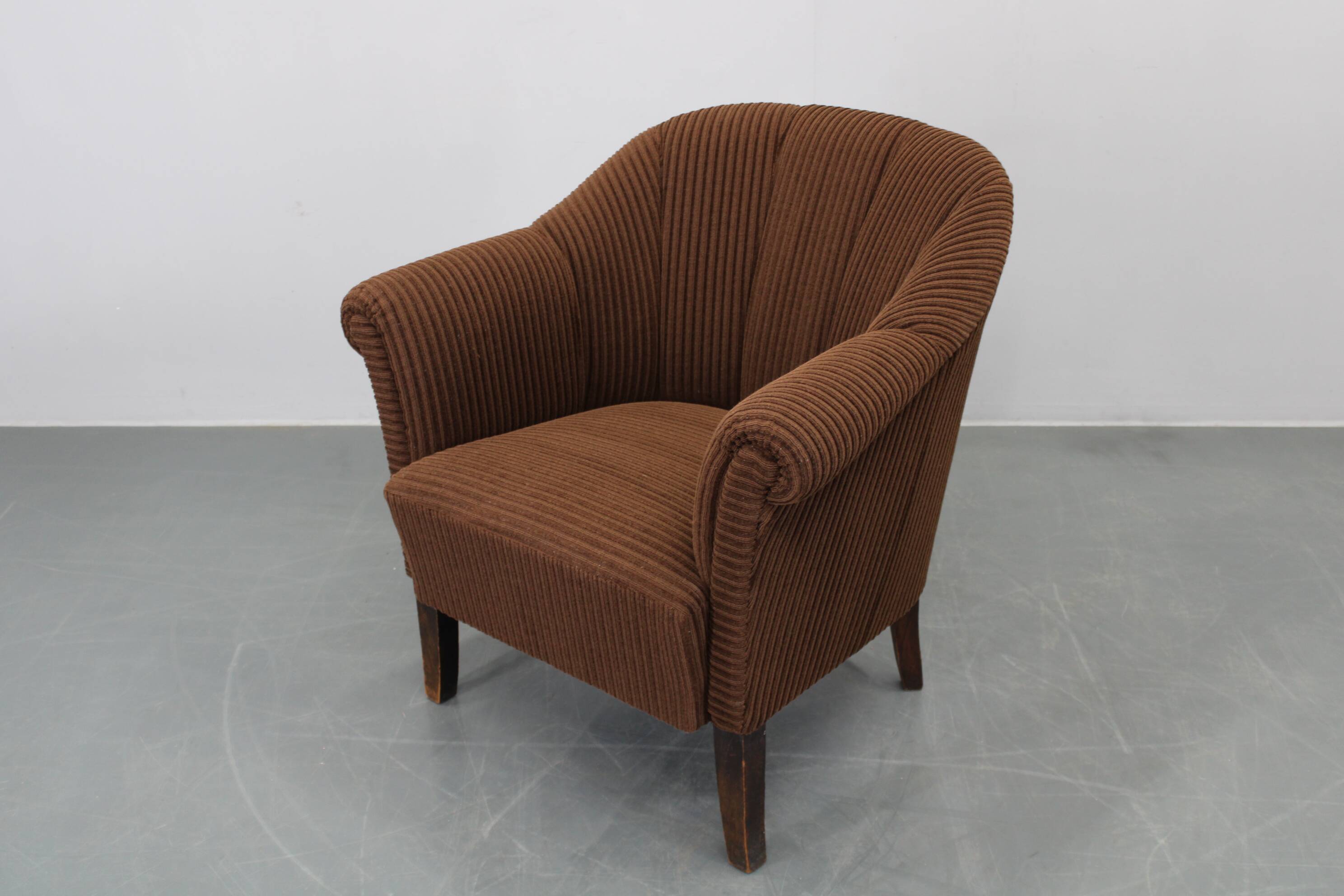 1940s Club Armchair, Czechoslovakia