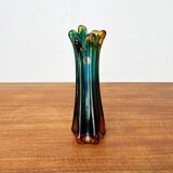 Italian Sommerso vase in Murano glass attributed to Flavio Poli for Seguso, 1970s.