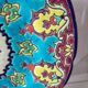 Decorative enamel plate Longwy