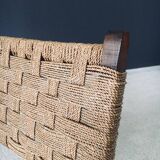 Modernist Bauhaus Rope Armchairs by Erich Dieckmann, Germany, 1930s, Set of 3