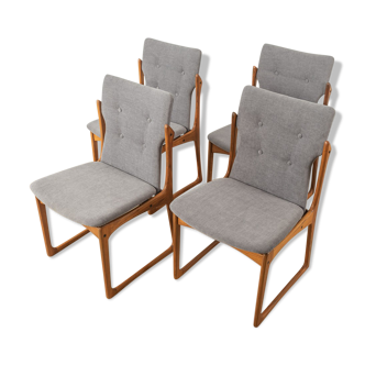 4 chaises des années 1960, Vamdrup Stolefabrik