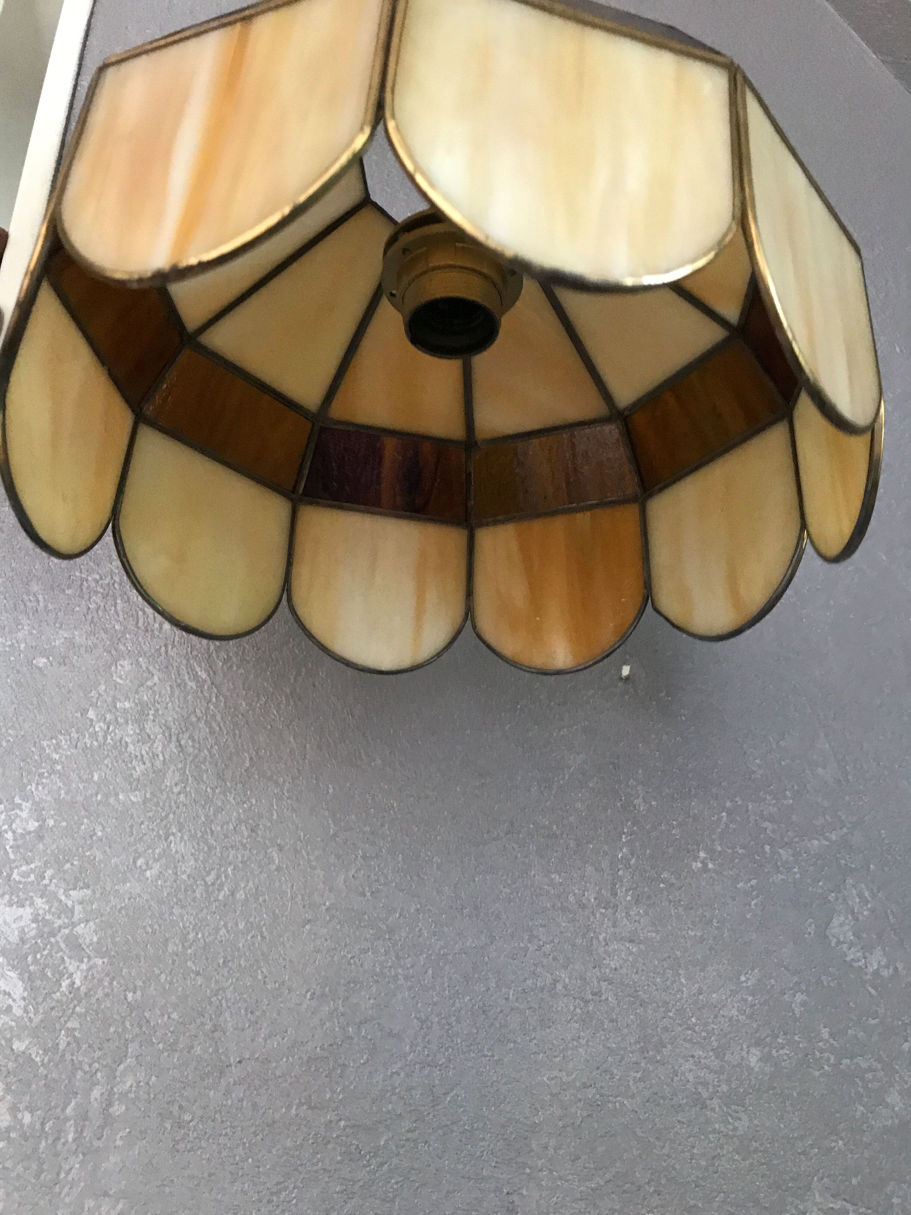 Art deco chandelier hanging