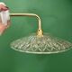 Coudé wall lamp with an old cut glass lampshade - tableware collection