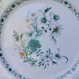 6 flat plates, Limoges porcelain, Bernardaud, Beijing No. 2