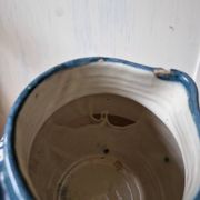 Antique ceramic pitcher jug elchinger fils alsace soufflenheim, art