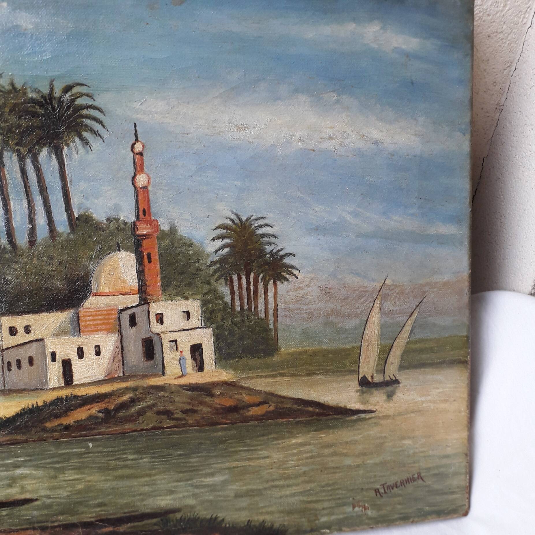 Signed orientalist painting