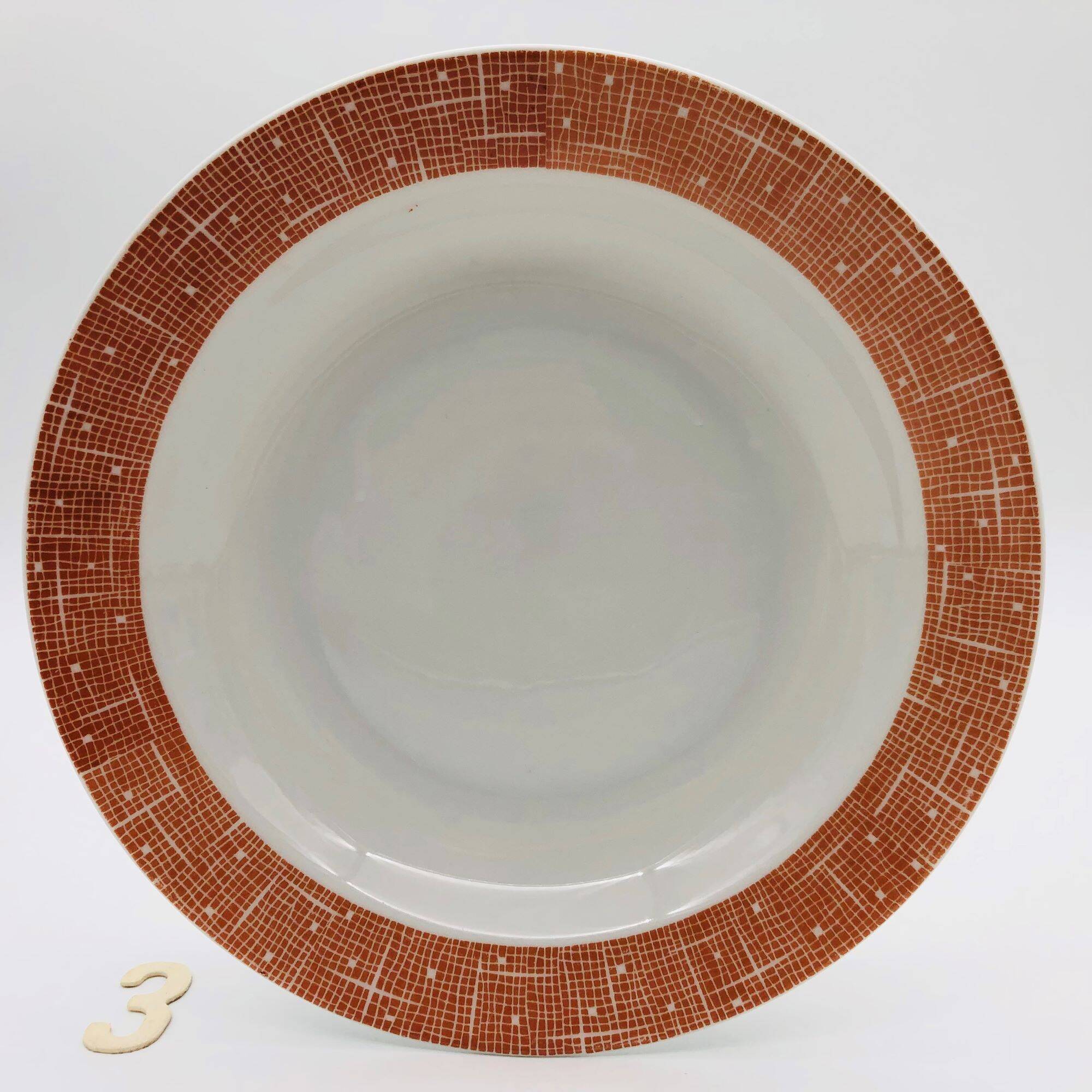 6 Porcelain Deep Plates “Winterling, Roslau - Bavaria”