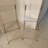 Plexiglass folding chairs