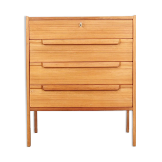 Pine chest of drawers, Swedish design, 70s, made in Sweden