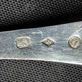 Large sprinkler spoon in 925°/00 silver - 19th century