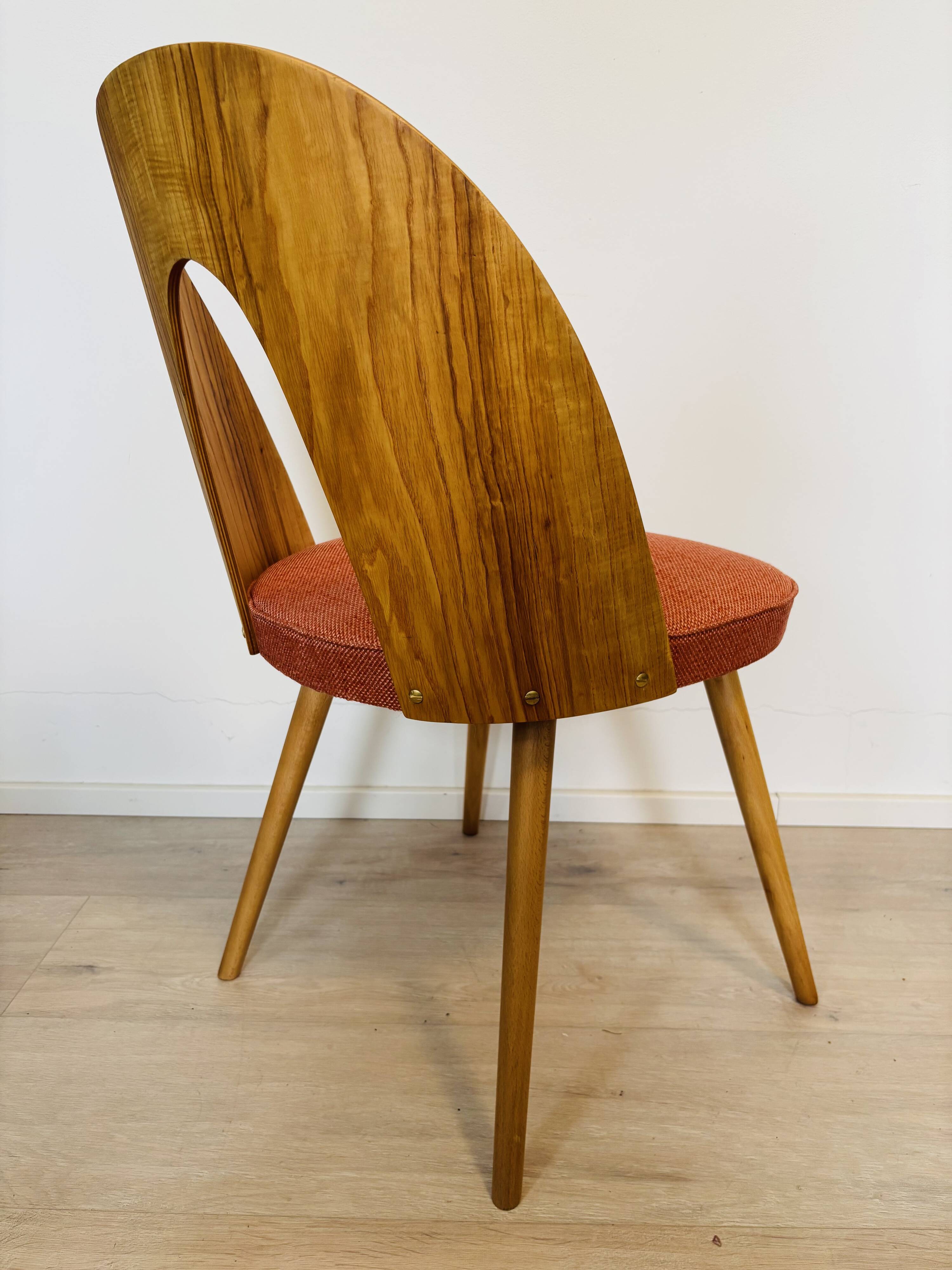 Fully Restored Vintage Dining Chair by Antonin Suman for Ton