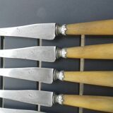 12 old knives. Steel