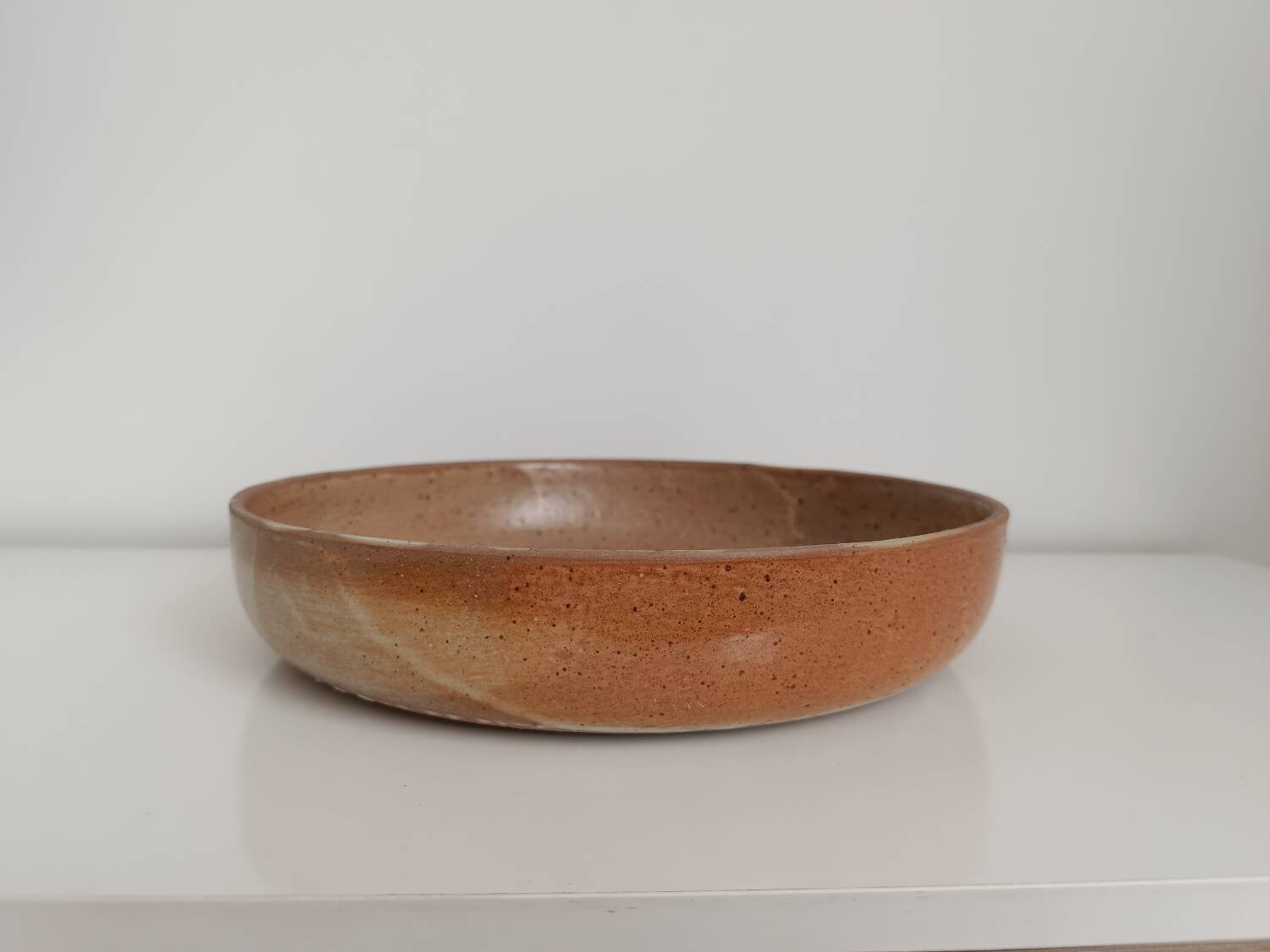 Grand plat - saladier en grès vintage