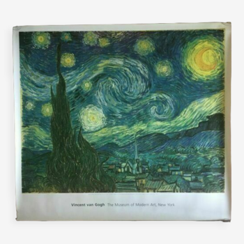 Affiche originale "Vincent Van Gogh" Museum of Moderne Art New-York 122x134cm 1996