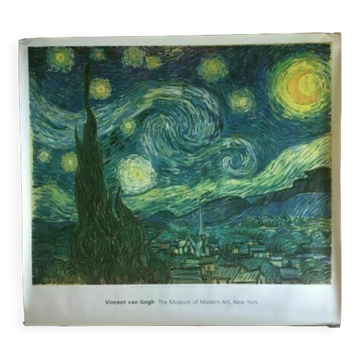 Affiche originale "Vincent Van Gogh" Museum of Moderne Art New-York 122x134cm 1996