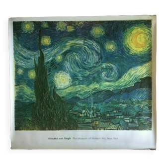 Affiche originale "Vincent Van Gogh" Museum of Moderne Art New-York 122x134cm 1996