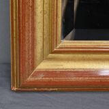 Large Gilded Wooden Mirror – 1980