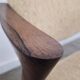 Rosewood and wool chair, model 42 by Kai Kristiansen for Korup Stolefabrik, Denmark, 1956.