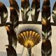 Brass chandelier 1960