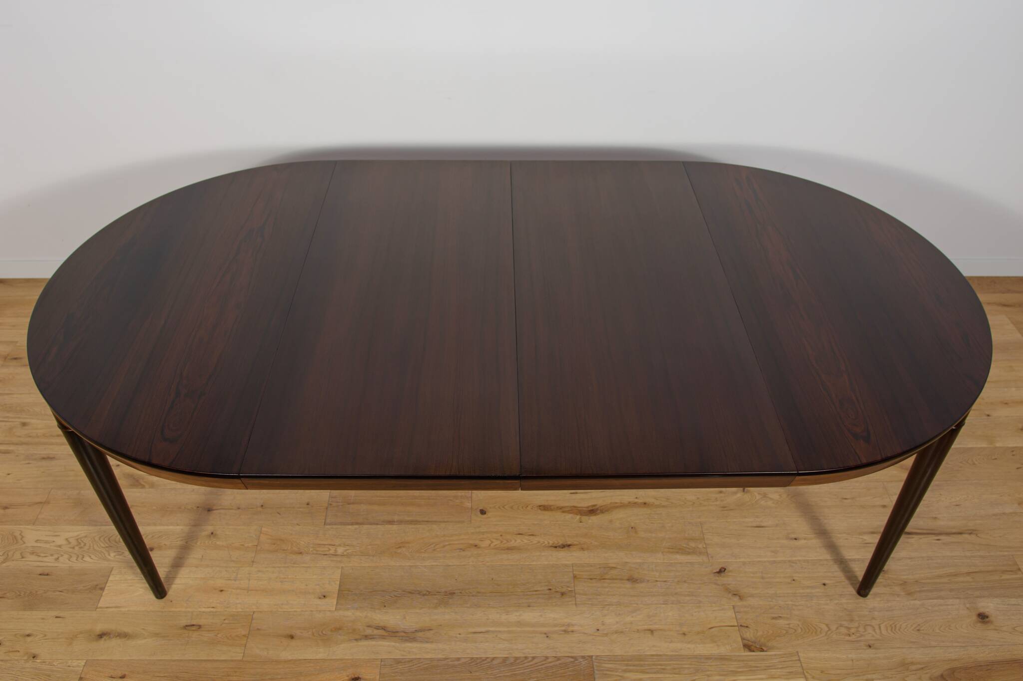 Mid-Century Round Rosewood Dining Table Model 71 by Severin Hansen for Hasl