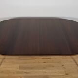 Mid-Century Round Rosewood Dining Table Model 71 by Severin Hansen for Hasl