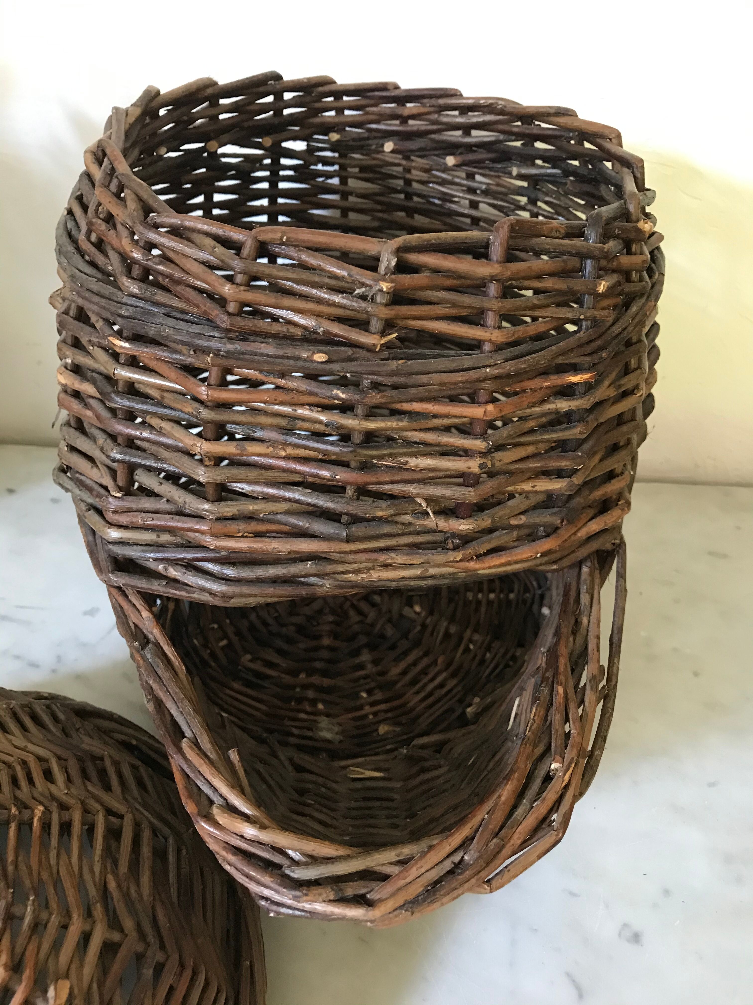Panier en osier distributeur