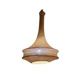 Handmade Crochet Lamp - Bohemian Handcrafted Lighting for Home Decor