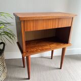 Bedside table vintage feet compass