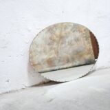 Mirror beveled art deco oval 59cm x 93cm