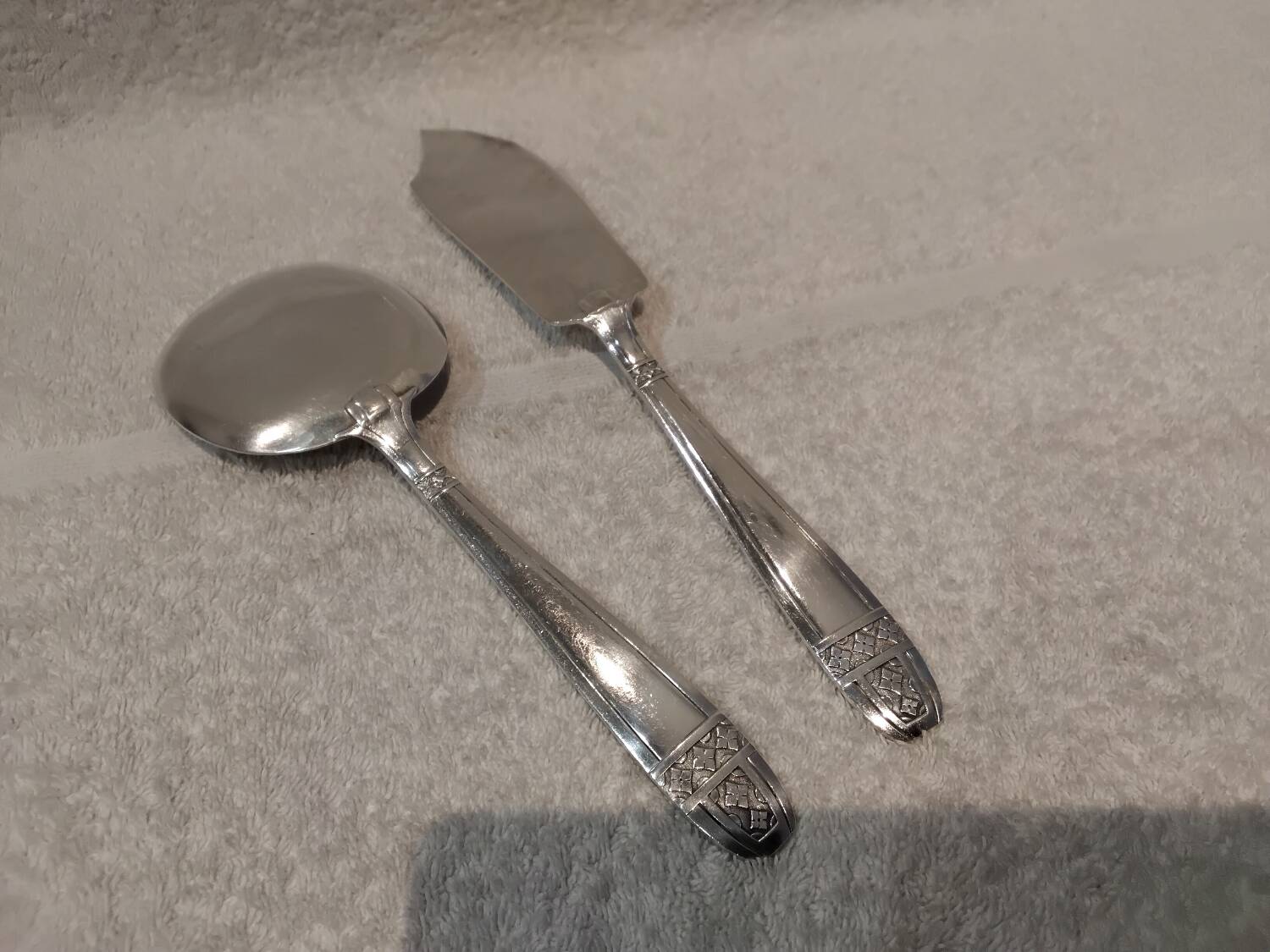 Dixi Grand Prix 2-piece silver-plated ice cream serving set