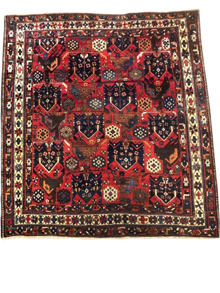 Persian tribal carpet afchar circa 1960 142x158cm