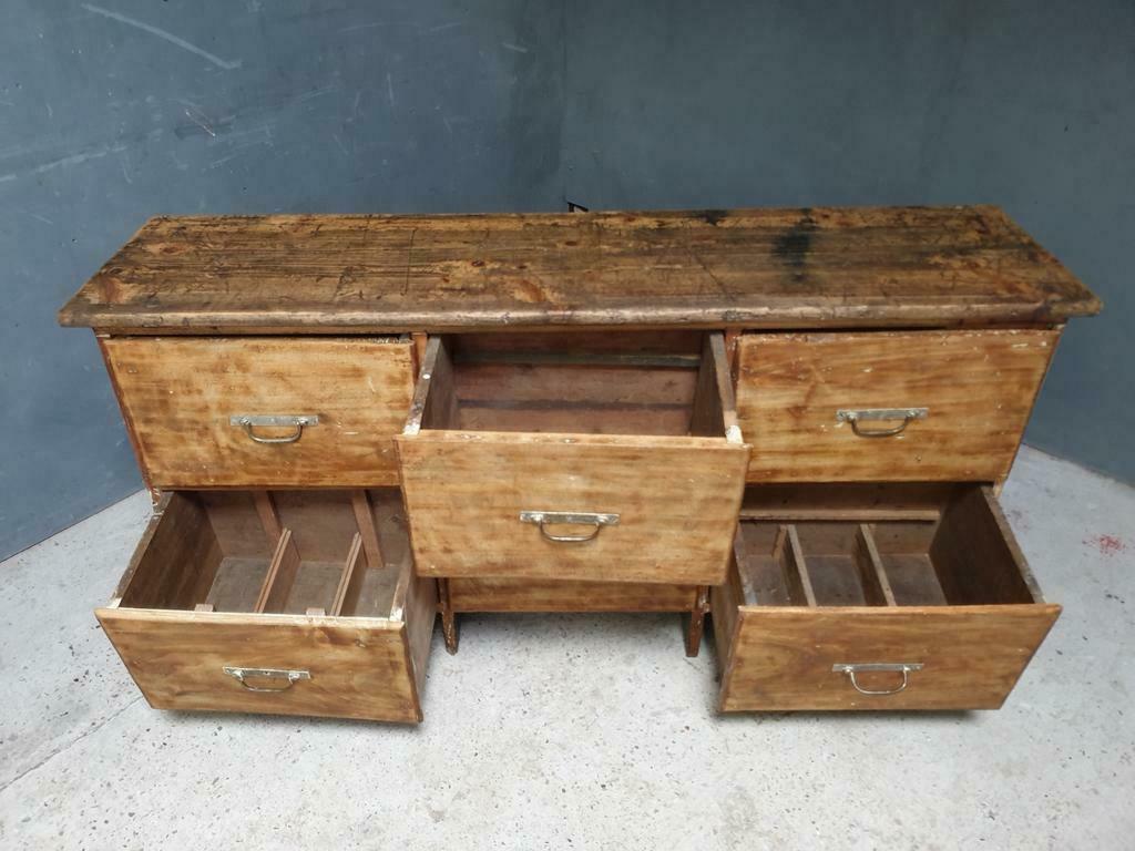 Antique chest of drawers side table 1930s