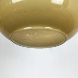 Original glass orient pendel hanging light by Doria Lights, Germany 1970s