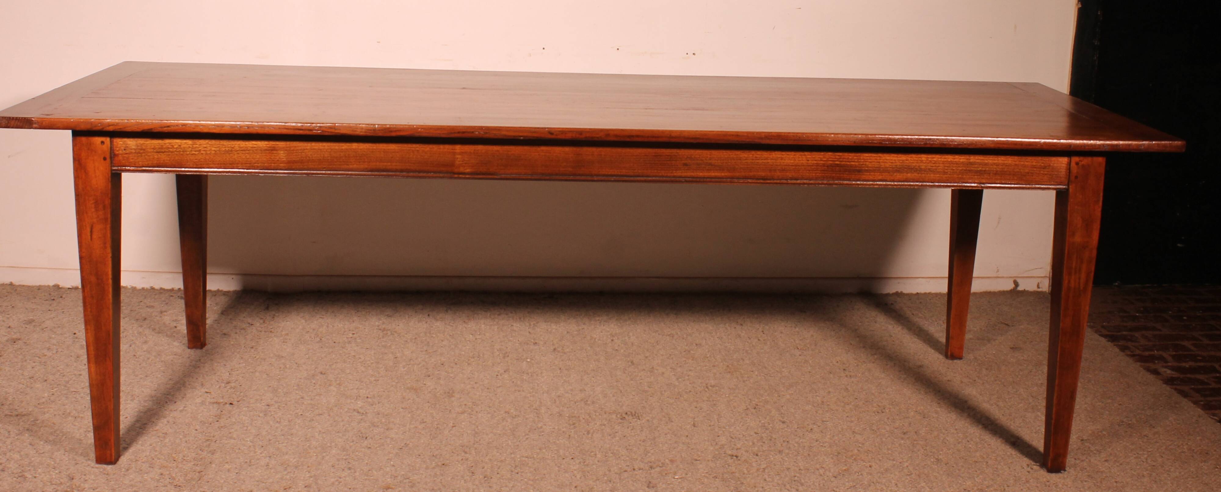 19th Century Oak Farmhouse Table