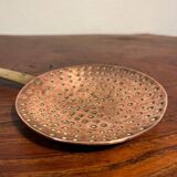 Copper and brass skimmer ladle from the 50s