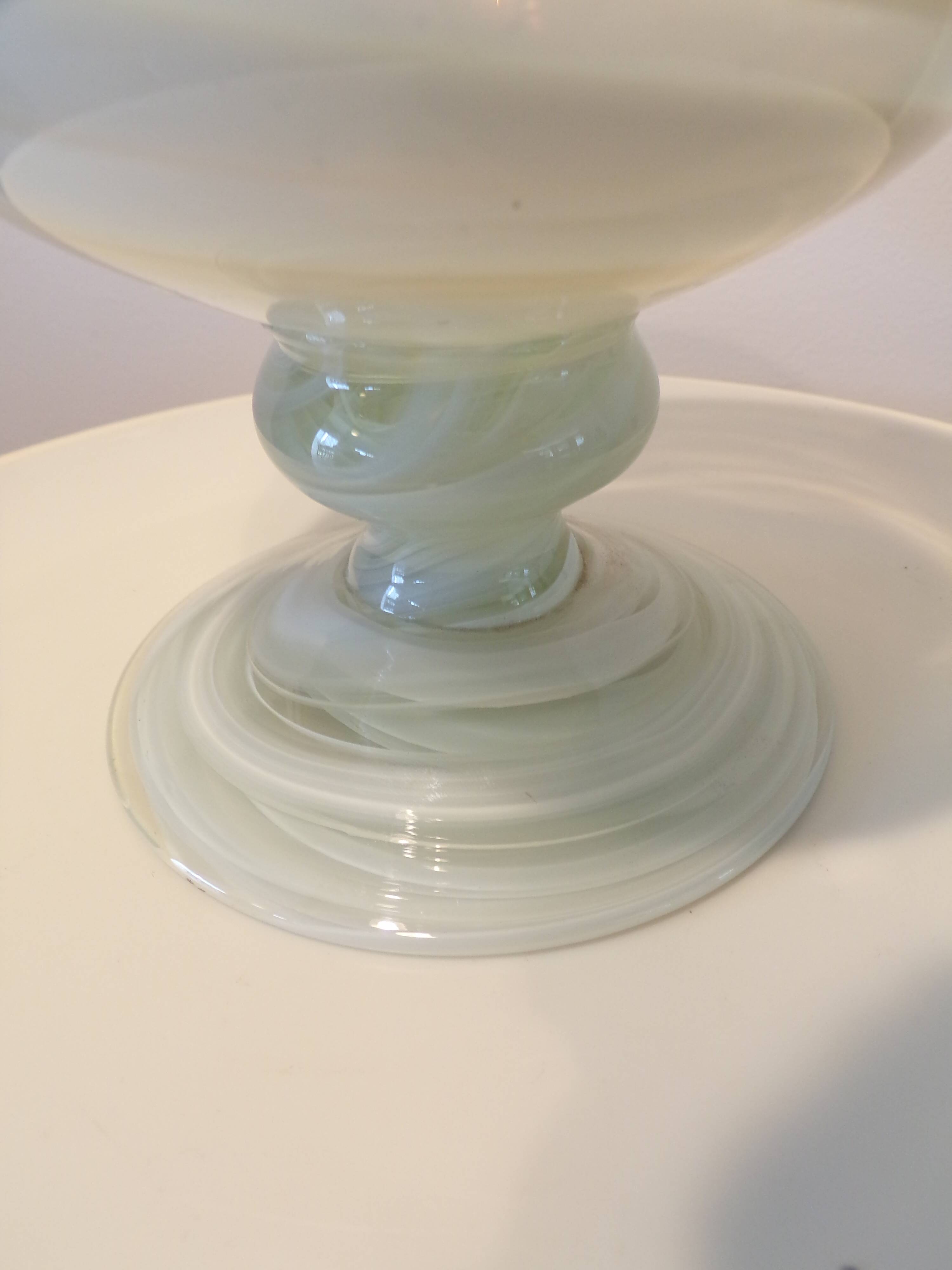 Old Moorish Vase in Marbled Glass by Bob le Gleis