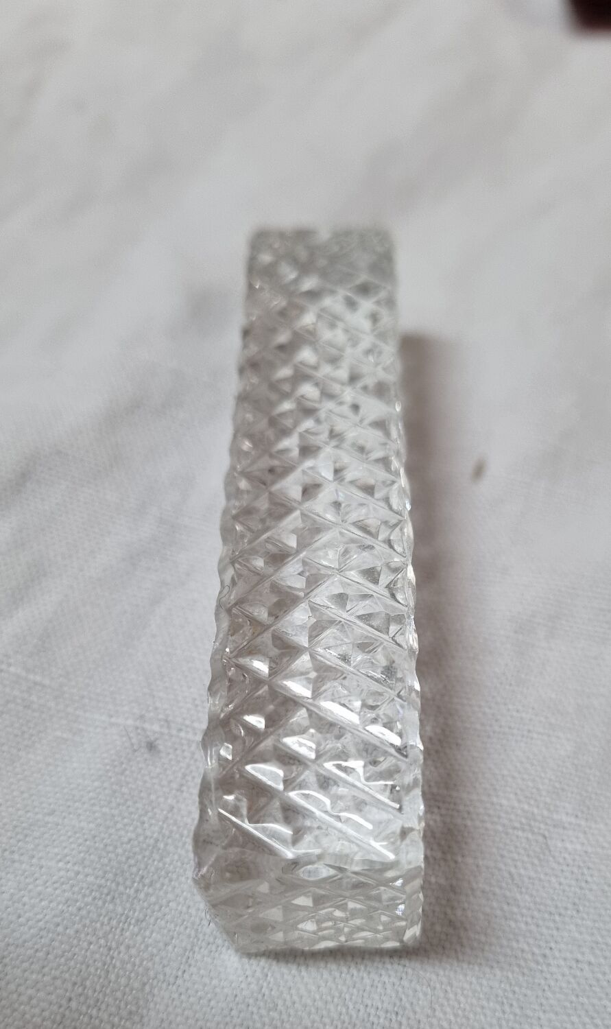 Crystal knife holder, 1970
