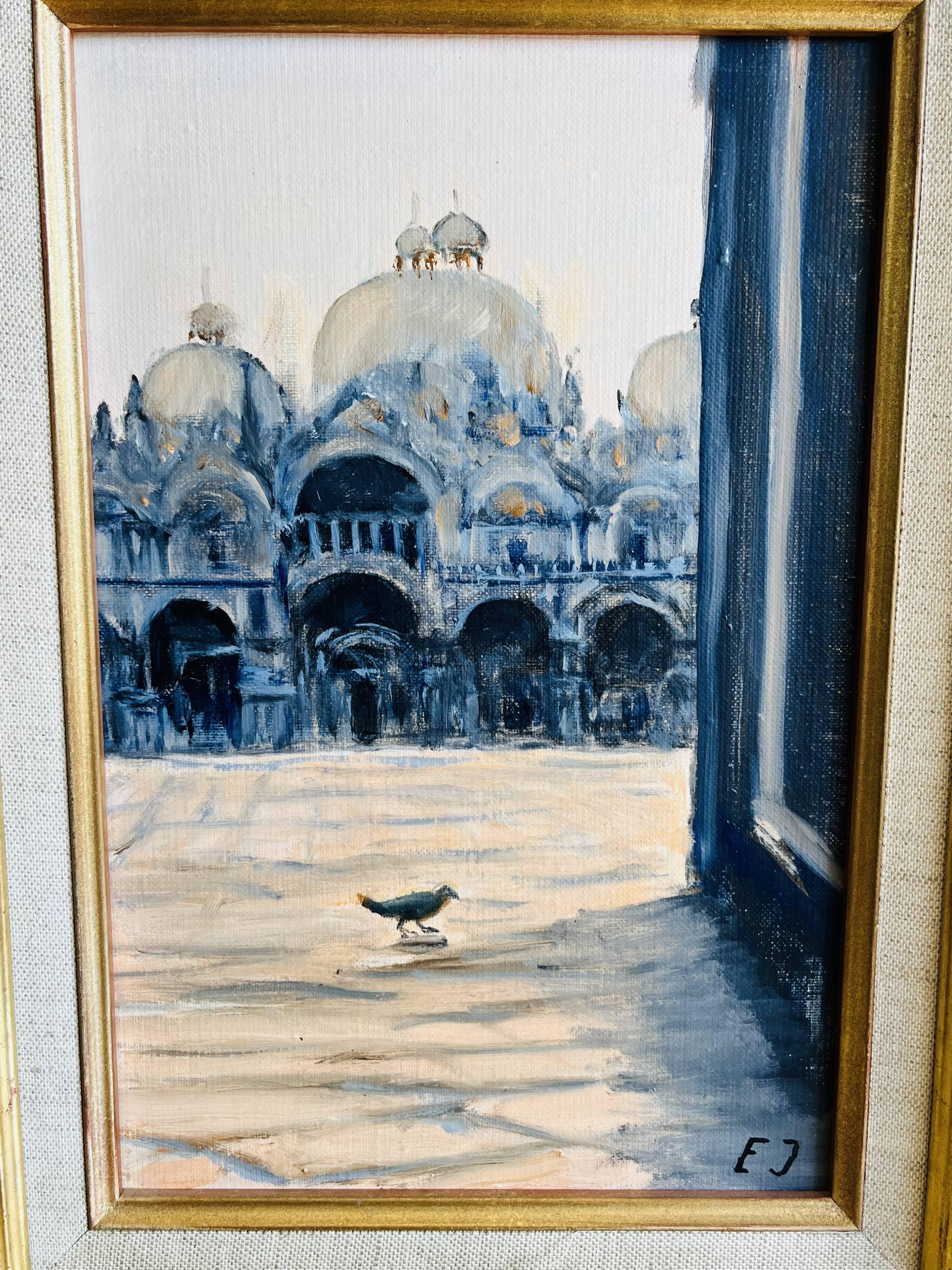 Oil painting on canvas eric jeandupeux