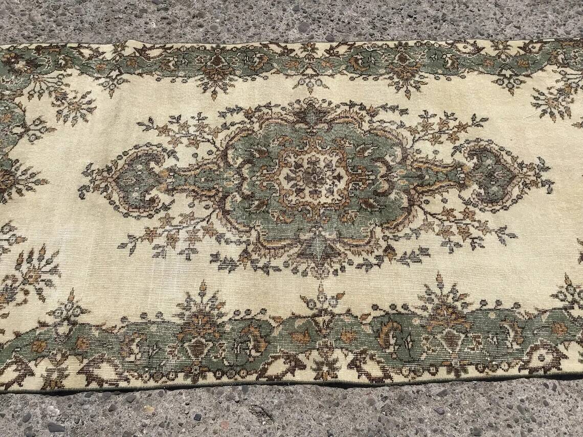 4x7 Handmade area rug - rugs for bedroom