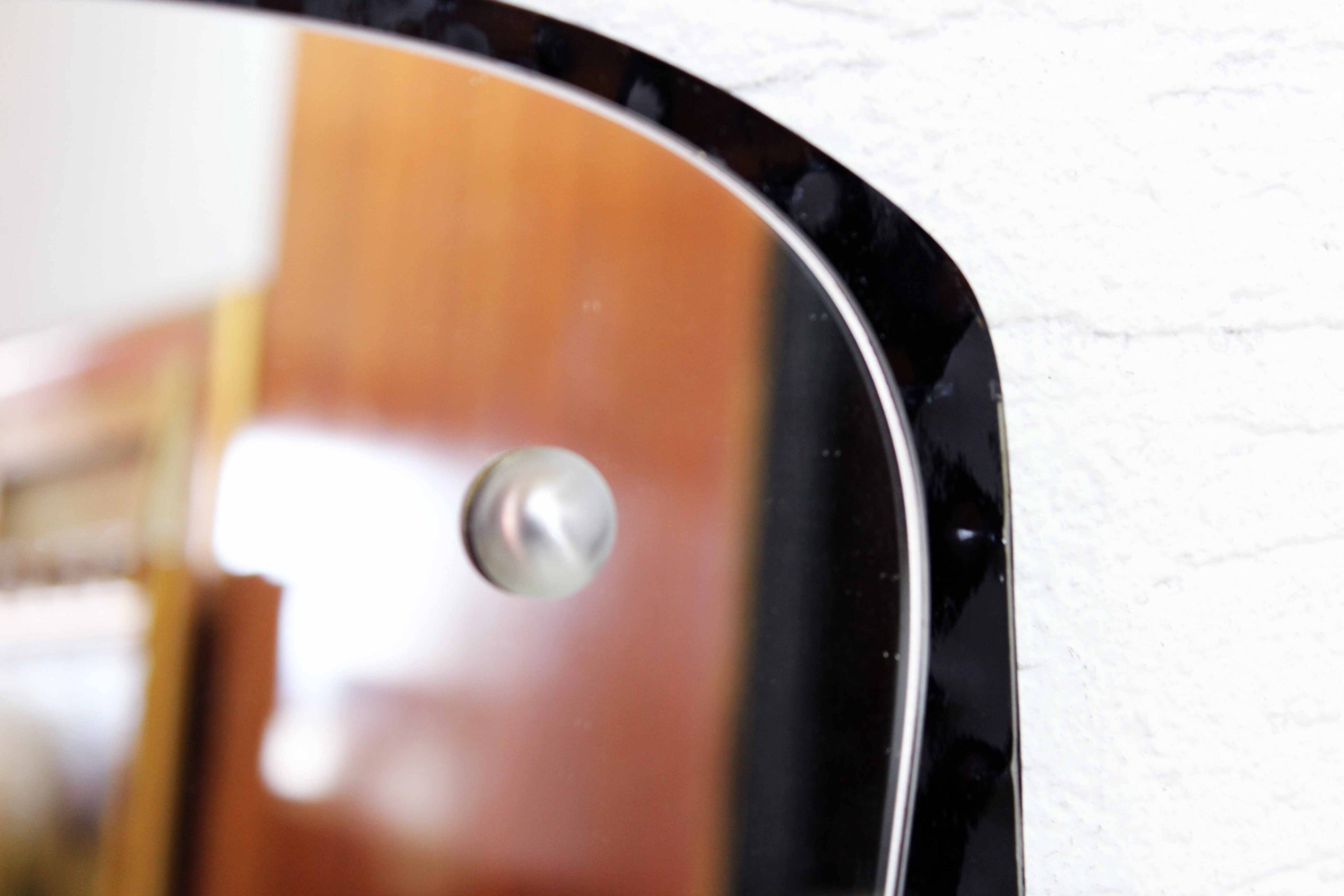 Black glass mirror 1970