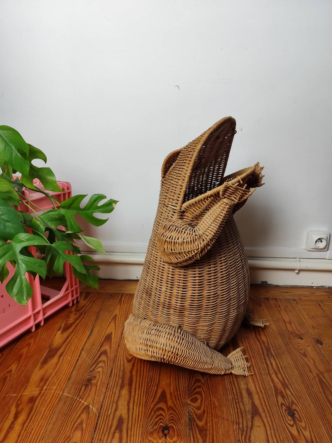 Frog magazine rack by Olivier Cajan 1960-1970